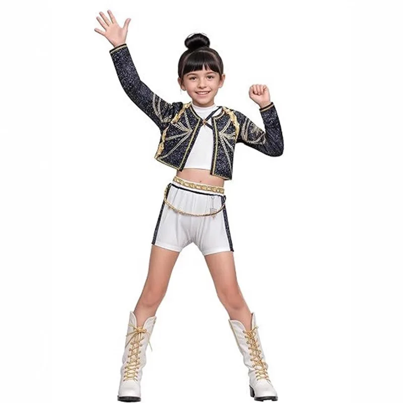 Disfraz de Kpop Demon Hunter para niños y niñas, conjunto de disfraz de Rumi Zoey Mira, ropa para el escenario, regalo de fiesta de Halloween