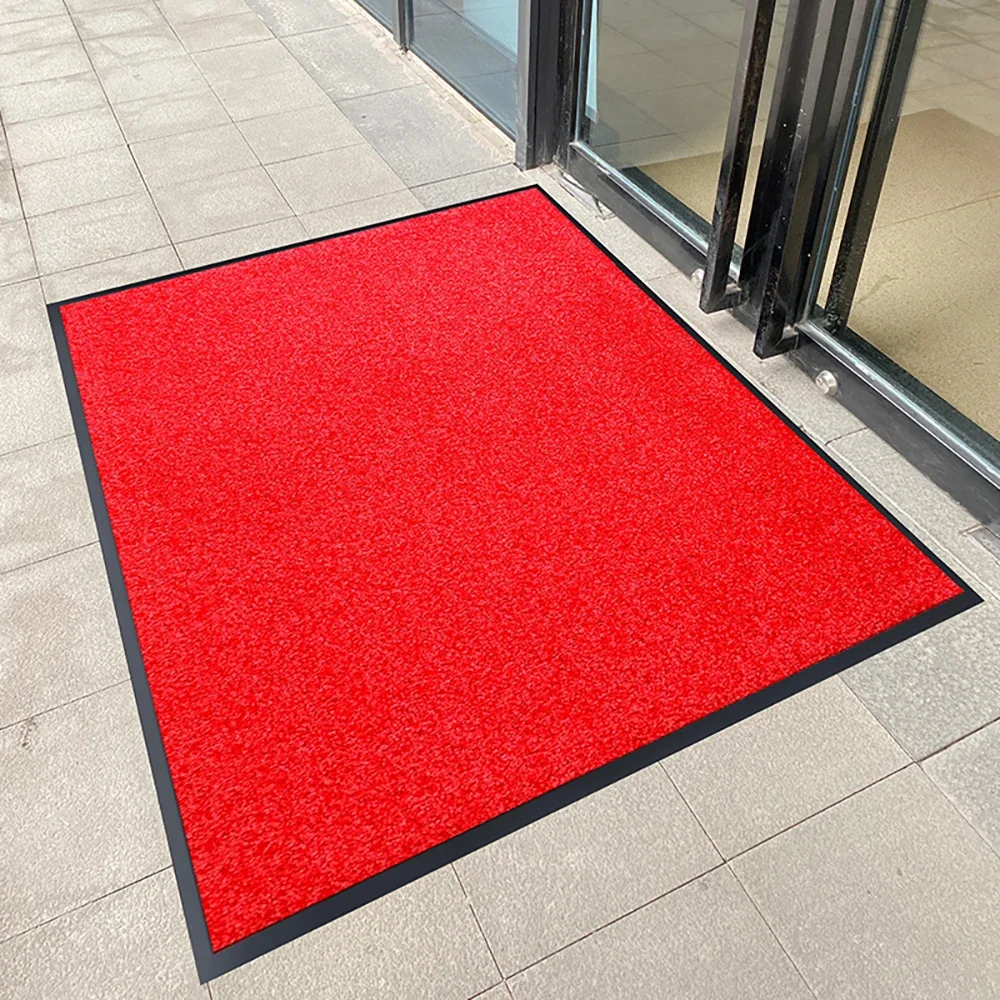 Welcome Anti-Slip gray nylon carpet with Logo PVC Backing Doormat Printed Customized endura nylon carpet