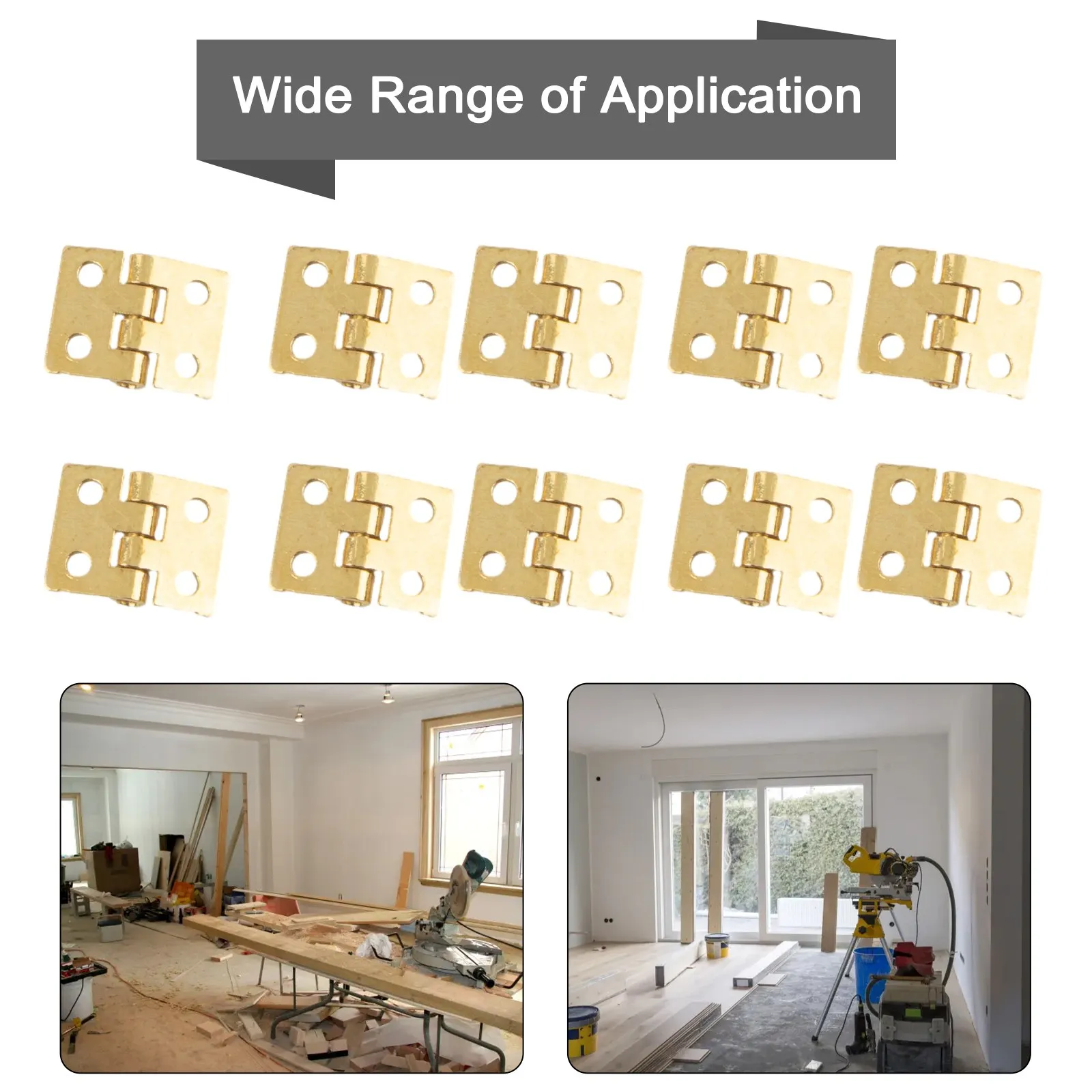 

Набор латунных петель (20 шт.) для сборки небольших коробок, включая шкатулки для украшений, коробки для вина, ящики для инструментов и футляры для мелочей