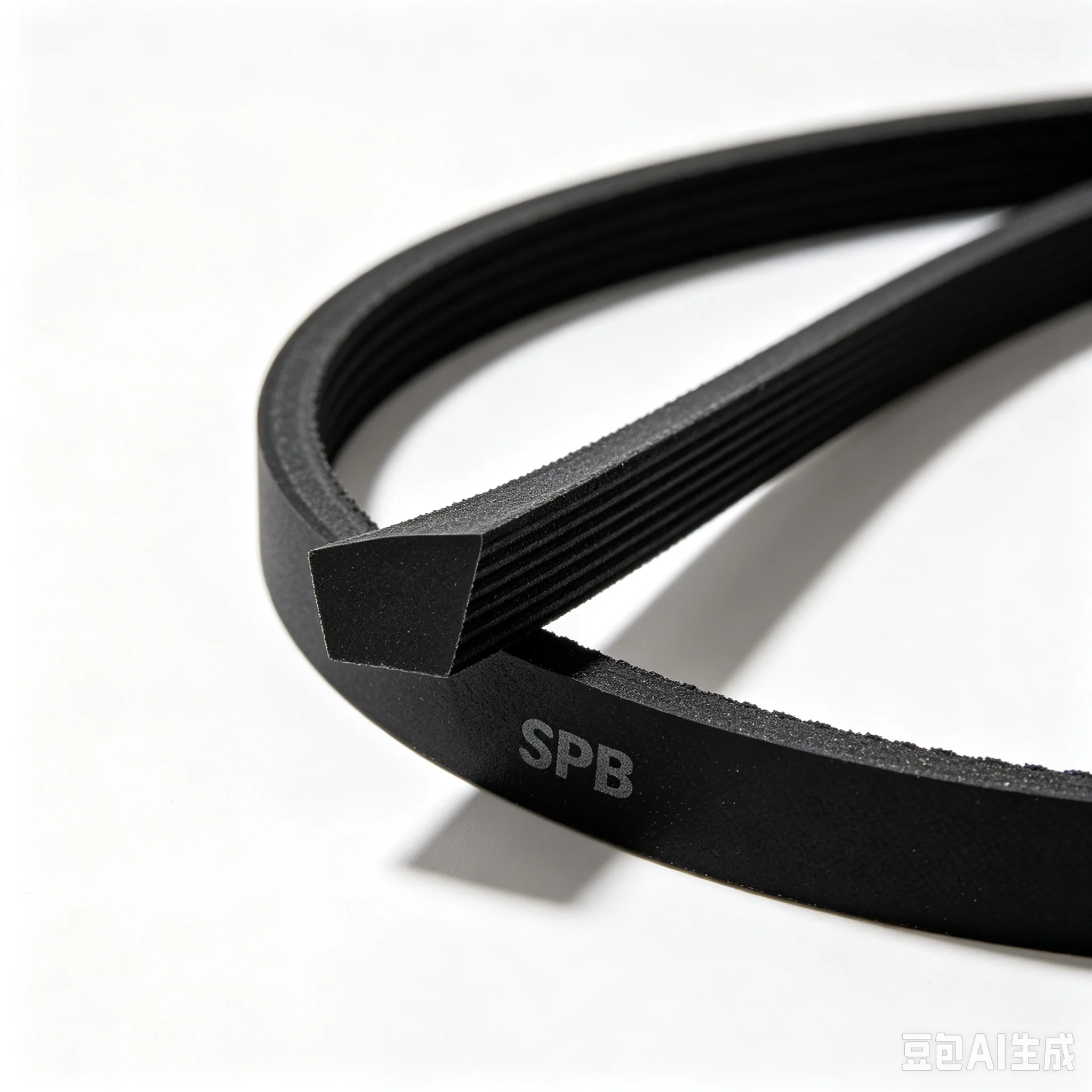 6Pieces SPB 3520 17mm Width 14mm Thickness Rubber Groove Cogged Drive Transmission Band Wedge Wrapped Vee V Timing Belt