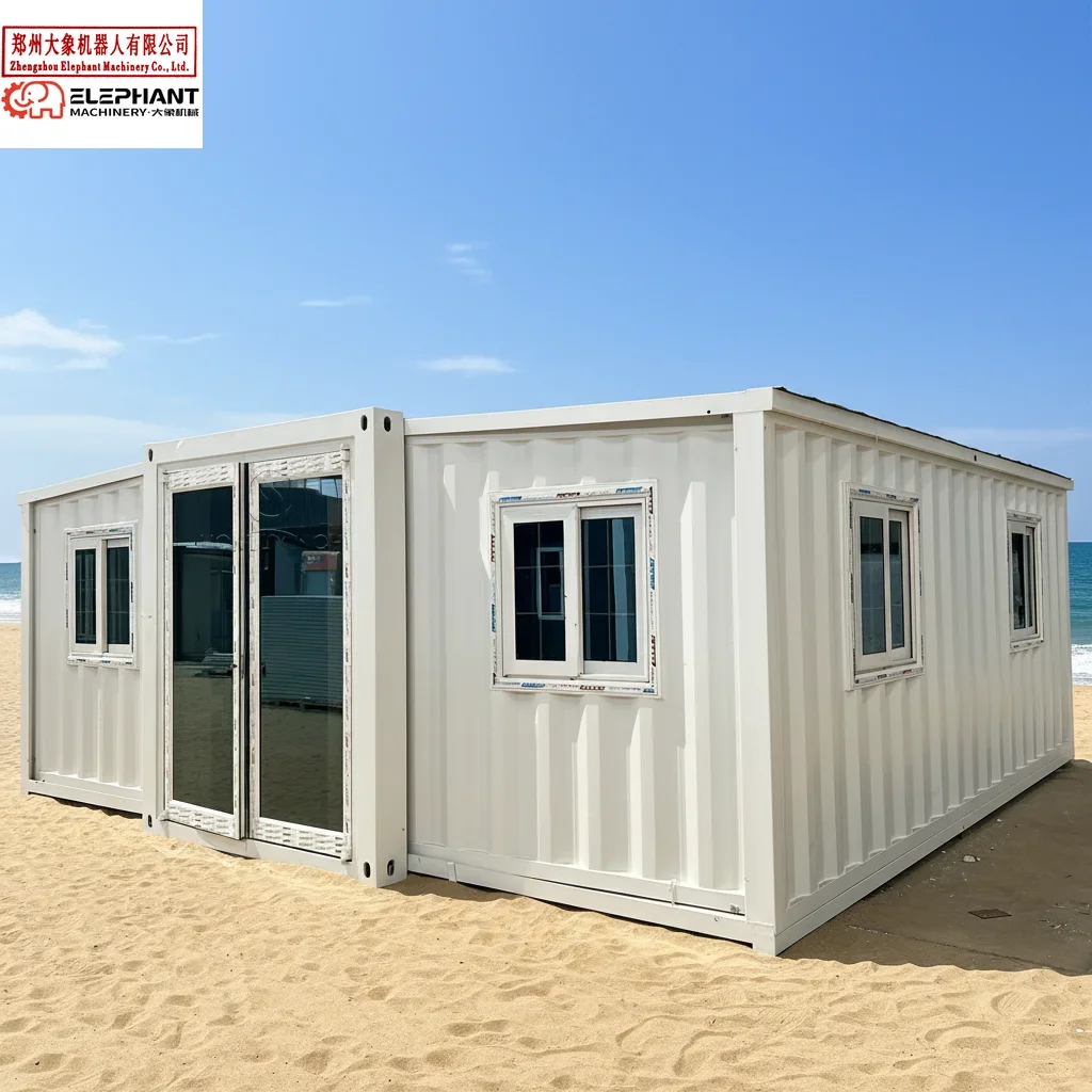 Ready to Ship Prefabricated 20Ft 40Ft Expandable Container House Steel Structure Prefab for Sale Portable Home