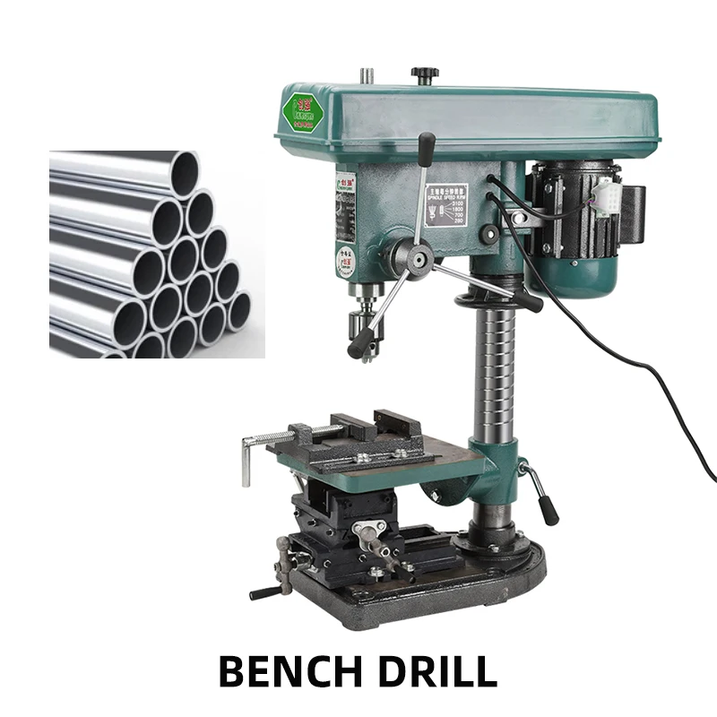 

Household Bench Drill Small Motor Parts High Power Drilling and Milling Machine 220V750W Industrial Grade Bench Drill