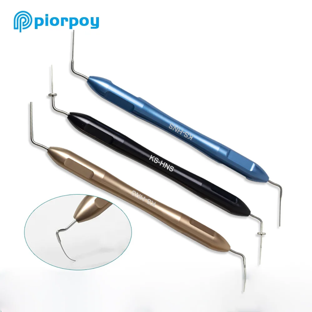 PIORPOY Dental Pluggers Root Canal Filling Oral Treatment Tools Dental Endodontic Hand Plugger Gutta Vertical Pressure Device