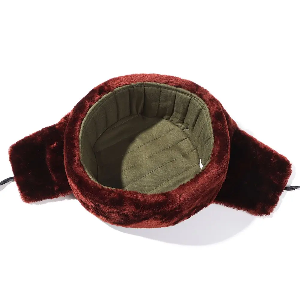 Women Thick  Bonnet Trapper Bomber Hats Russian Ushanka Fur Ski Hat Snow Caps