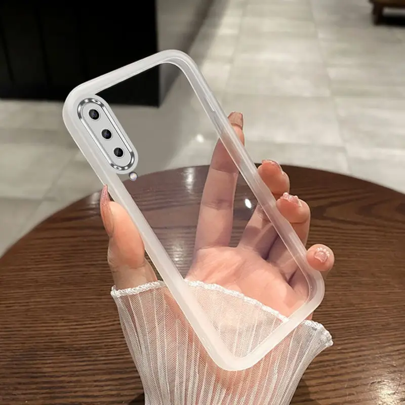 Para Huawei Y9S funda Huawei P smart Pro 2019 funda de teléfono Huawei Y9s P smart Pro fundas de lujo suave parachoques cubierta trasera transparente