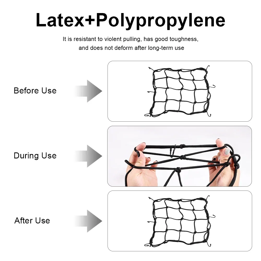 ​​Stretchable Motorcycle Helmet Storage - Duffle Mesh Bag Helmet Guard​​