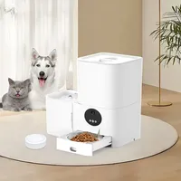 2-in-1 Smart Wi-Fi Electric Pet Feeder 5L Automatic Cat Dog Water Dispenser Durable Small Size Plastic Pet Bowls 5L Charge