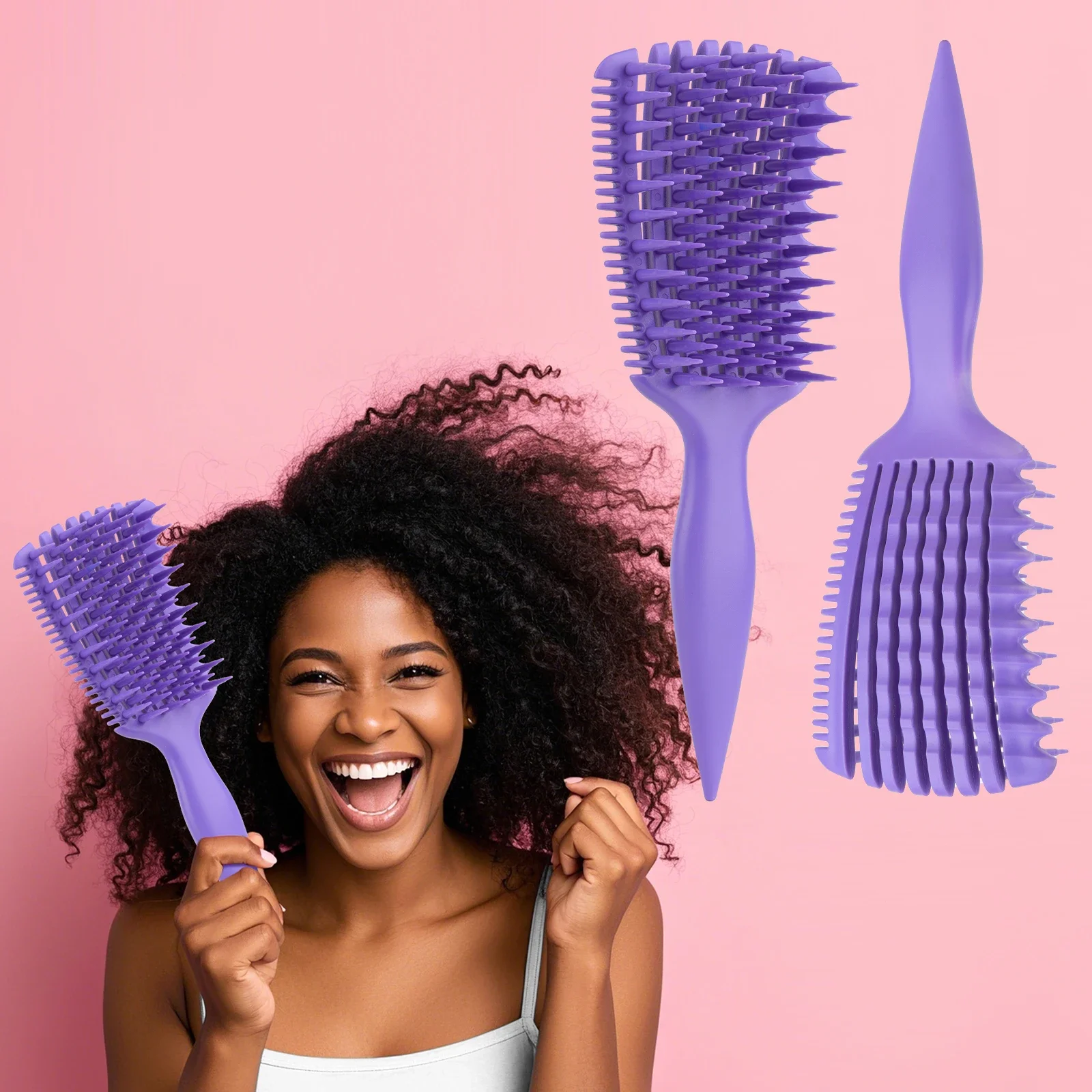 

Hair Comb Detangling Brush Scalp Massage Hair Brush Detangler Brush for Curly Hair Thick Hair Octopus Hairbrush Women Men Salon