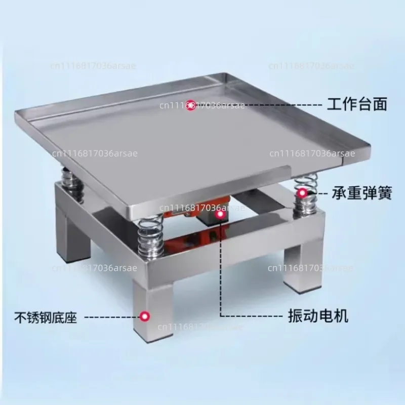 Concrete Vibrating Table Small Vibration Test Bench Test Block Vibration Platform Stainless Steel Mini Vibration Table