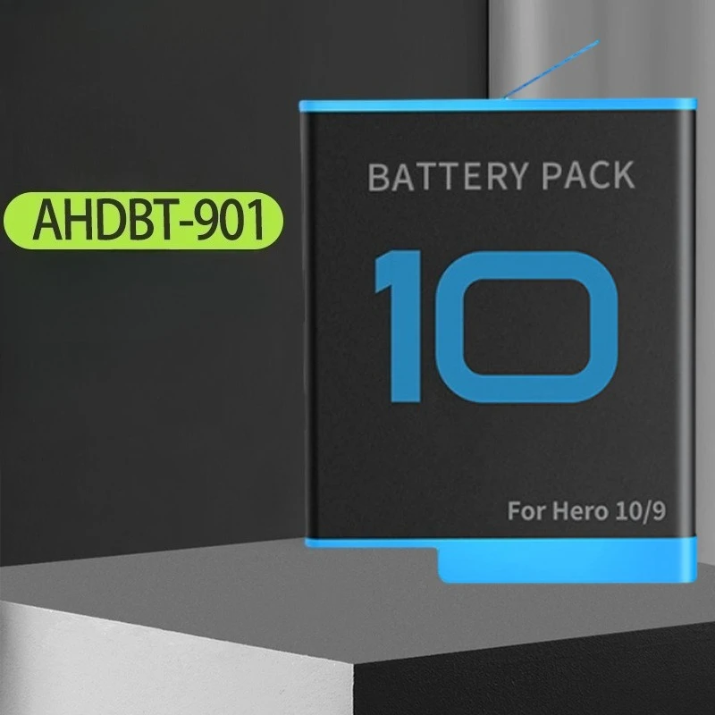 1800MAH for GOPRO HERO 10 Camera Battery for GOPRO 10/9 Fully Decoded Battery, Sports Camera Accessories