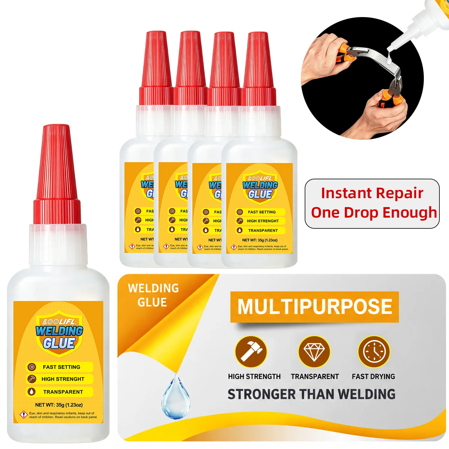 Super Glue 502 Instant Adhesive. Fast-Drying Glue. Office Glue Replacement Glue Stick. Transparent and Odorless. High-Strength Instant Glue. Dries Quickly in 3 Seconds. Strong Bonding. Suitable for Metal, Plastic, Rubb