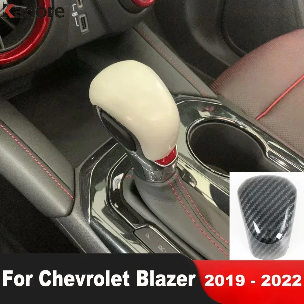 

Для Chevrolet Blazer 2019-2022 автомобильная ручка переключения передач, рамка для головы, крышка переключателя фар, отделка рулевого колеса, аксессуары для интерьера