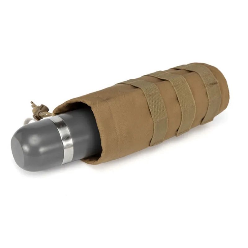 Tactical Molle Water Bottle Bag Outdoor Travel Camping Hiking Cycling Fishing Hunting Water Bottle Pouch Holder Kettle Carrier image 4
