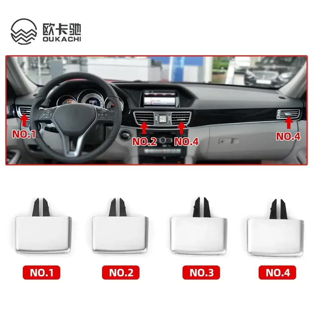 1Pc Car A/C Air Vent Grille Tab Clip Automobile Air Conditioner Outlet Repair Kit for Mercedes-Benz E-Class W212 2009-2015