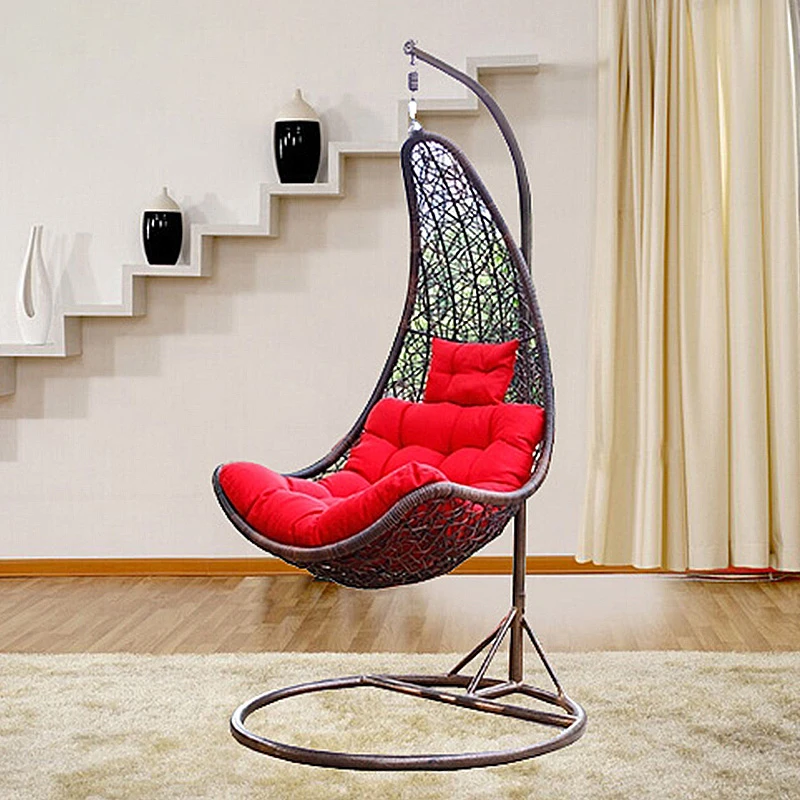 Hanging chair swing home lazy hanging basket rattan chair adult indoor balcony double rocking chair hammock outdoor cradle chair