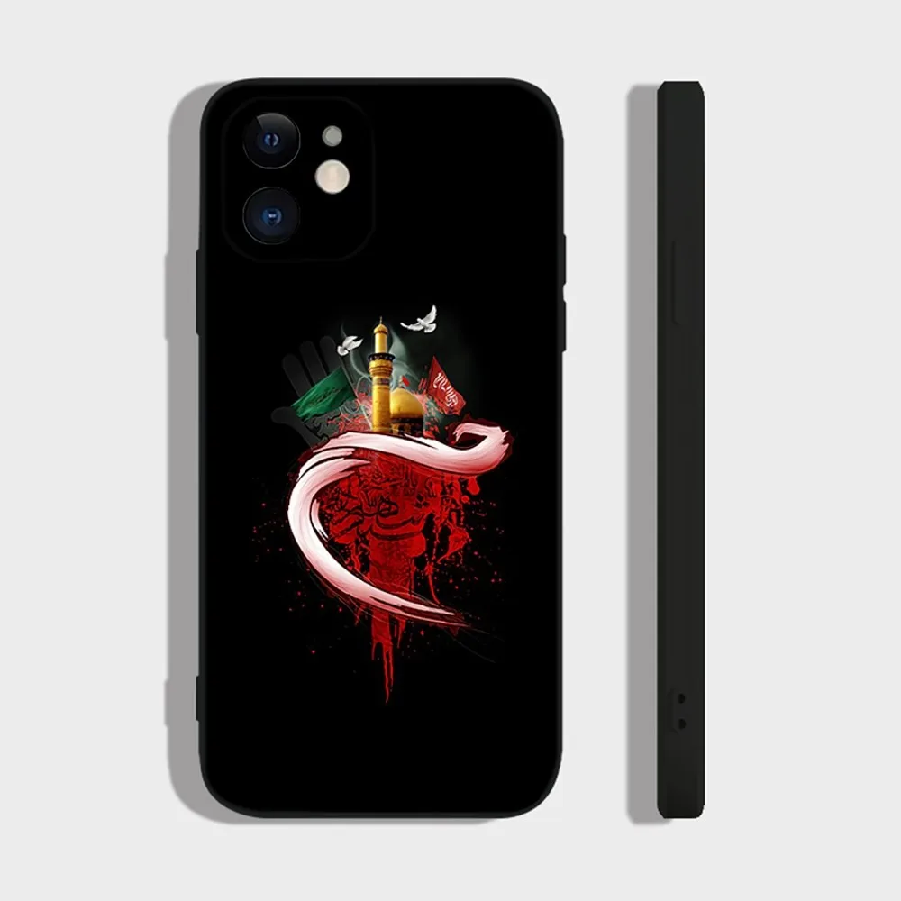 Mecca Imam Ali Islamic Shia Holy Phone Case For iPhone 16,15,14,13,12,11 Plus,Pro,Max,XR,XS,X,7,8 Plus,SE,Mini Silicone Soft