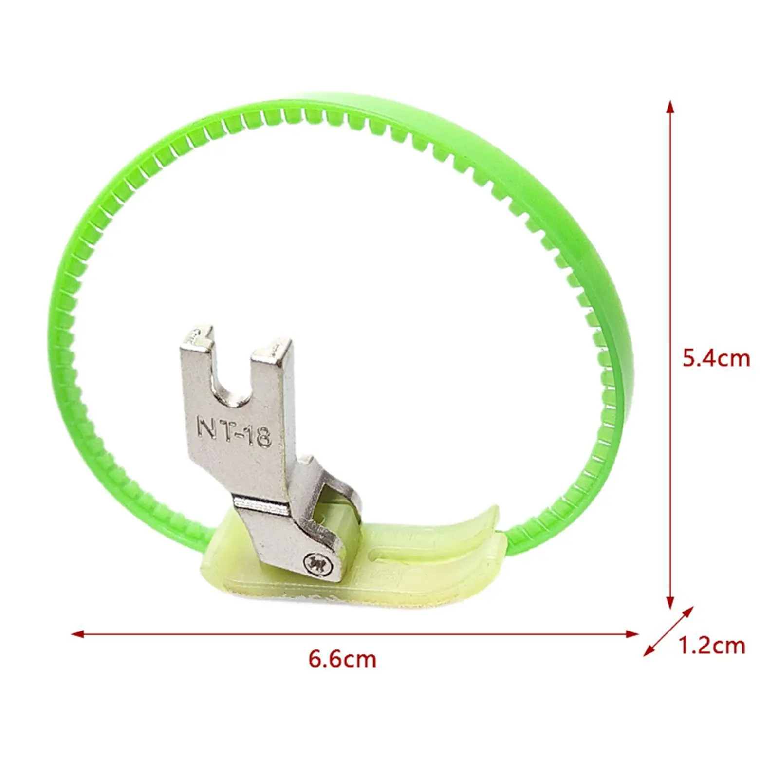 Sewing Machine Ring Presser Foot Professional, Compact Spare Part Lightweight Industrial Sewing Machine Tool for Rubber image 6