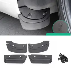 6Pcs/set Mud Flaps Mudguards Replacement Splash Guards For Tesla Model 3 Y M3-EX92RW Car Modification Hidden Special Mudguard