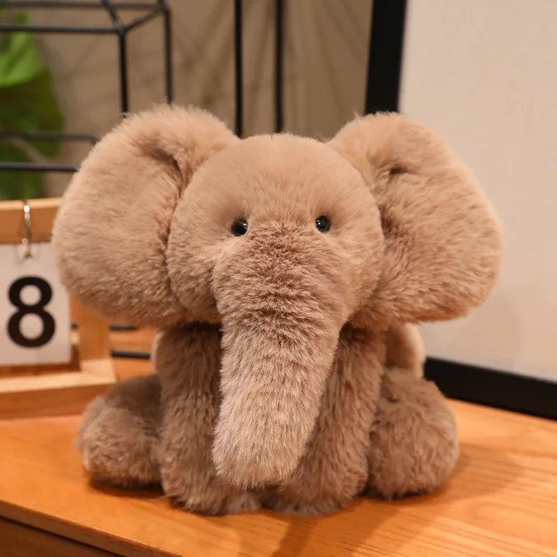 

40/60cm cute Soft Elephant Plush Toy Bedtime Comfort Buddy Desktop Ornament Doll Soft Cuddle Stuffed Animalchild gift room decor
