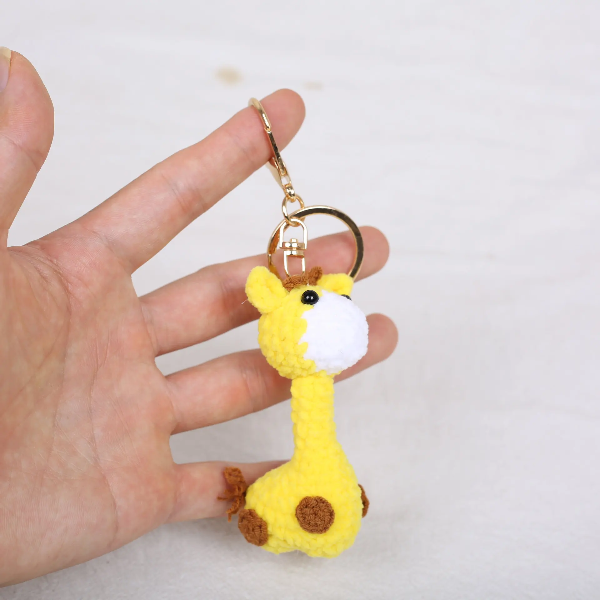 giraffe keychain Animal Pendant Kawaii Bag Charm for Backpacks Pouches Pockets Festival Gift Adults