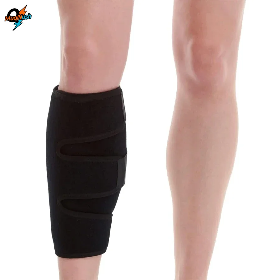 

MuqiNush Adjustable Leg Compression Belt Shin Splint Support Lower Wrap Increases Circulation Calf Sleeve Men Women Pain Relief