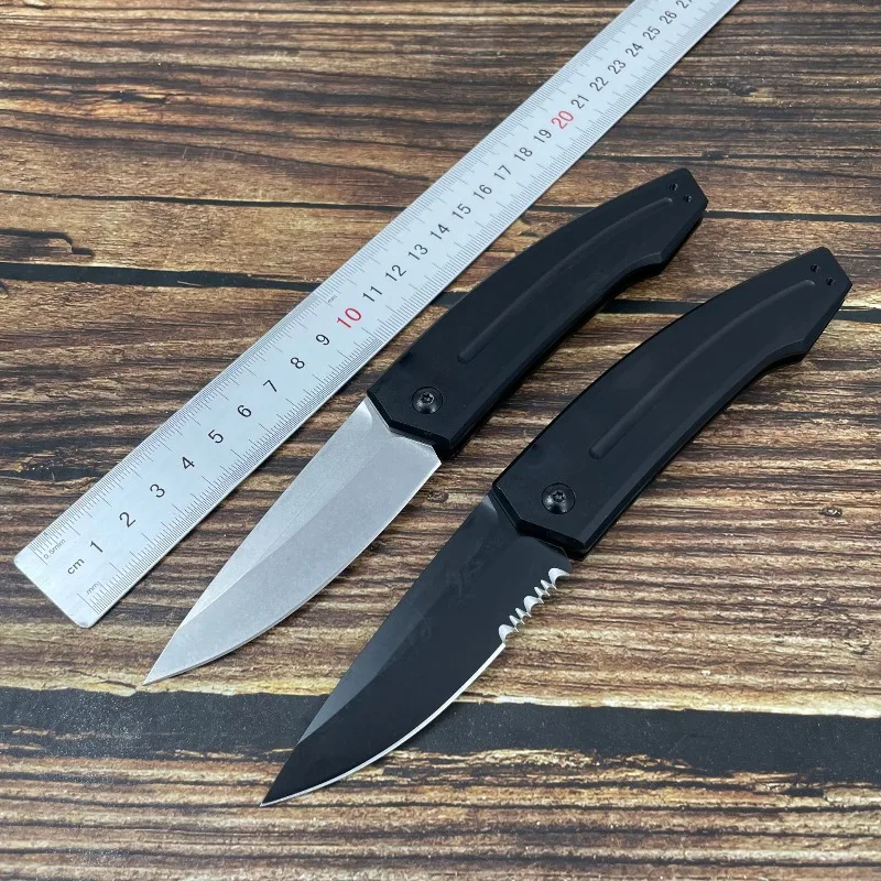 

New 7200 Outdoor Camping Folding Knife D2 Blade Aluminum Alloy Handle Pocket Survival Tactical Hunting Utility Knives CED Tools