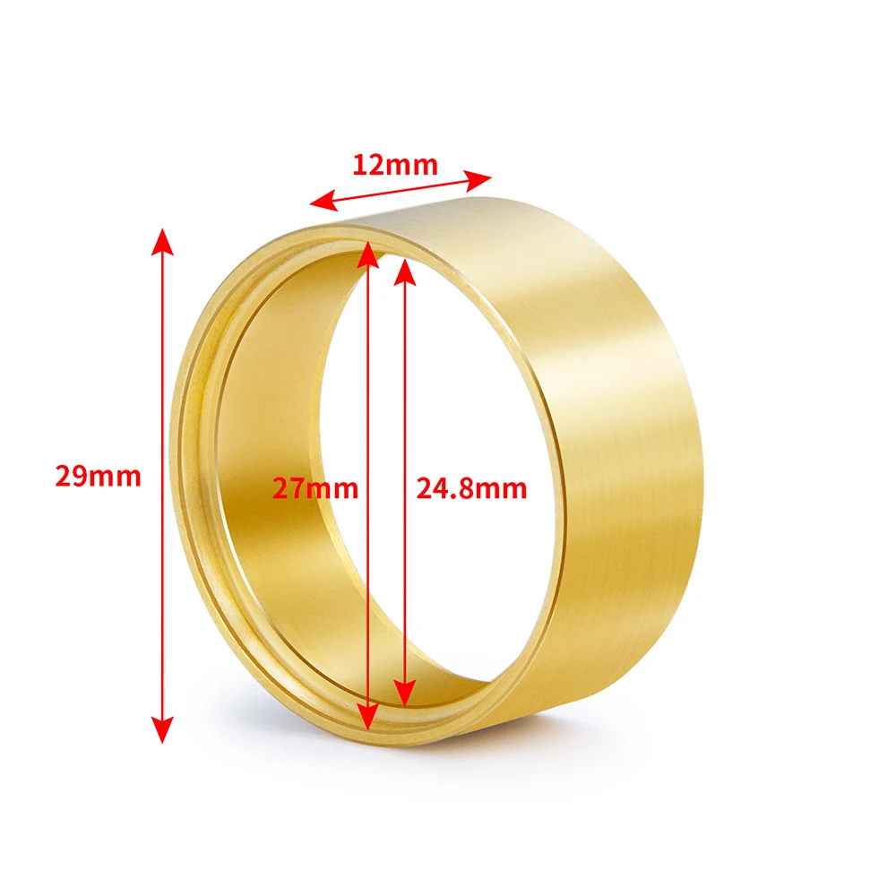 YEAHRUN 4 szt. 13g mosiężny wewnętrzny pierścień zacisk pierścieniowy pasujący do 1.0 \