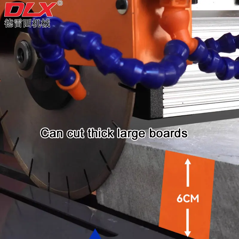 Mesin Pemotong Batu Multifungsi Laser Inframerah Kecil untuk Memotong Ubin Marmer dengan Pengasah Tepi Miring 45 Derajat Otomatis