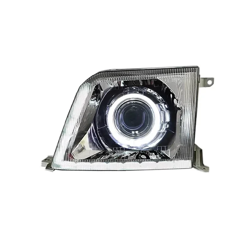 Custom Full LED Headlights with Bi-Xenon Projector Lens DRL Off-Road SUV Fitment