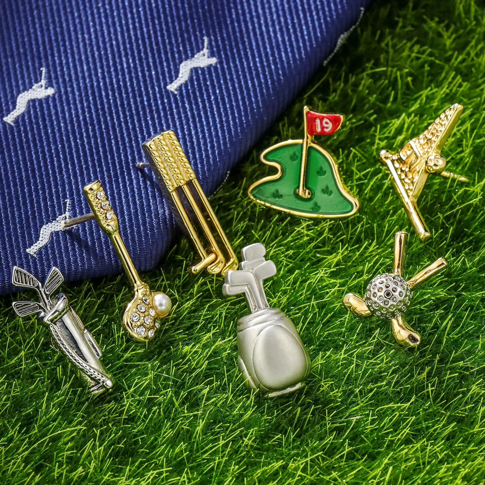 Hawson Golf  Lapel Pins for men, Brooch Pin Tie Tacks for Suits Neckties & Hats, Men's and Women's Sports Series Brooch