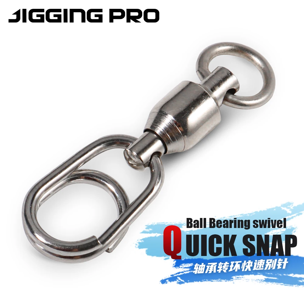 Jigging Pro Giratorios – Acero inoxidable con cierre rápido - imagen 2