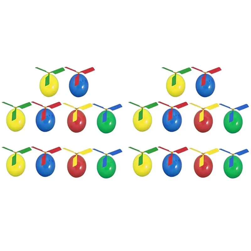 

YSUN-20 комплект забавный воздушный шар, пусковая установка для вертолета, гонщики с воздушным шаром, инерционный вынос питания для подарка на день защиты детей