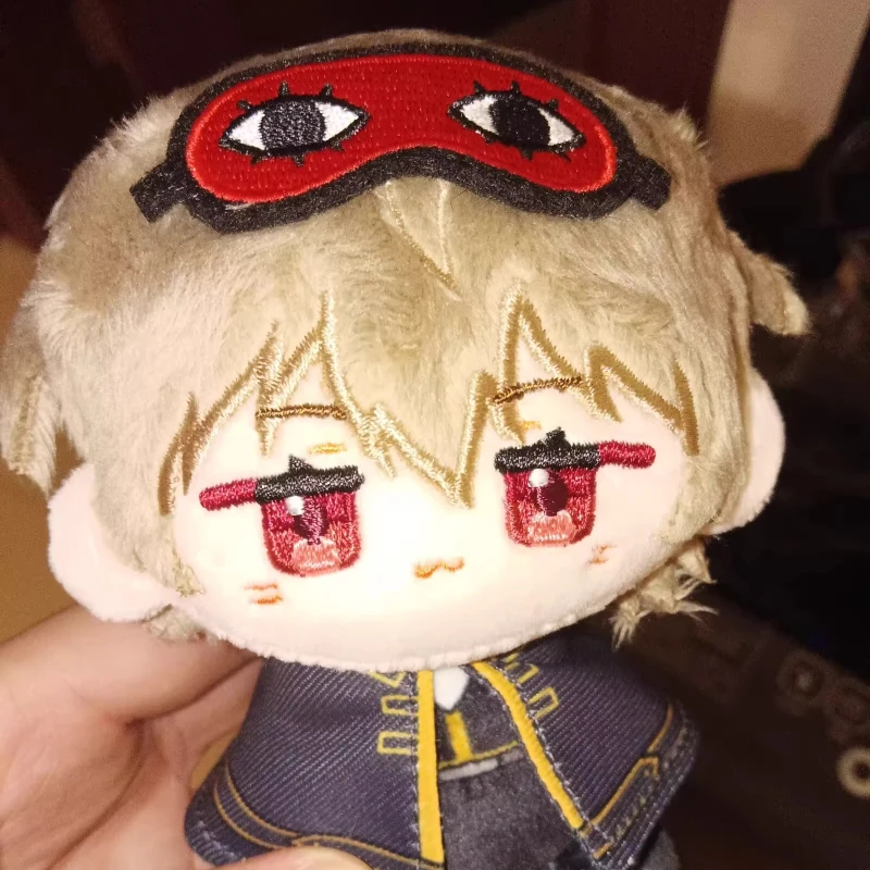 12cm Japan Anime Role Girl Kagura Kawaii Cosplay Dango Plush Stuffed Keychain Cartoon Mini Soft Plushies Backpack Toys Fans Gift