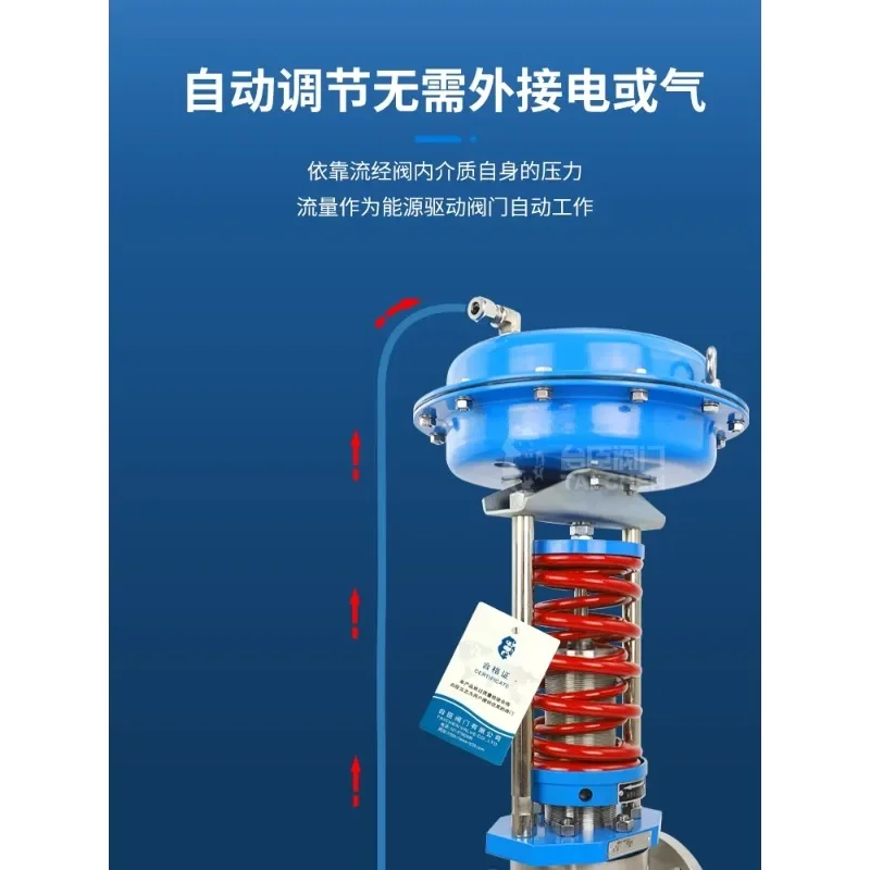 Pressure Controlled Valve Pressure Reducing Valve High Temperature Steam Automatic Regulator Control Valve