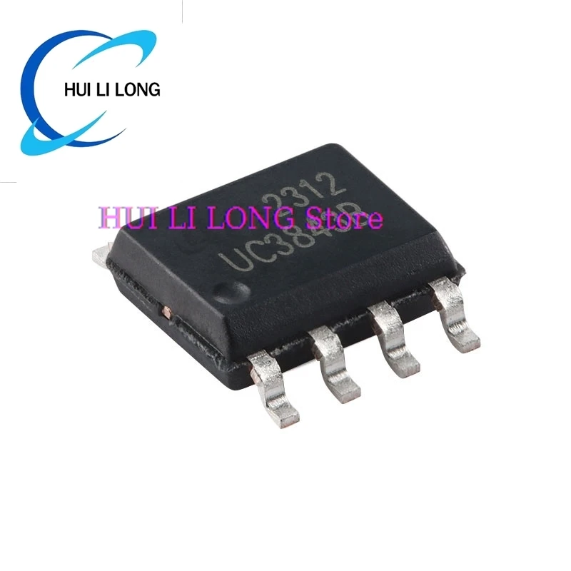 UC3843 SOP8 UC3843B 3843B 3843 SOP-8 عالية الأداء الوضع الحالي PWM تحكم رقاقة IC جديد الأصلي #2