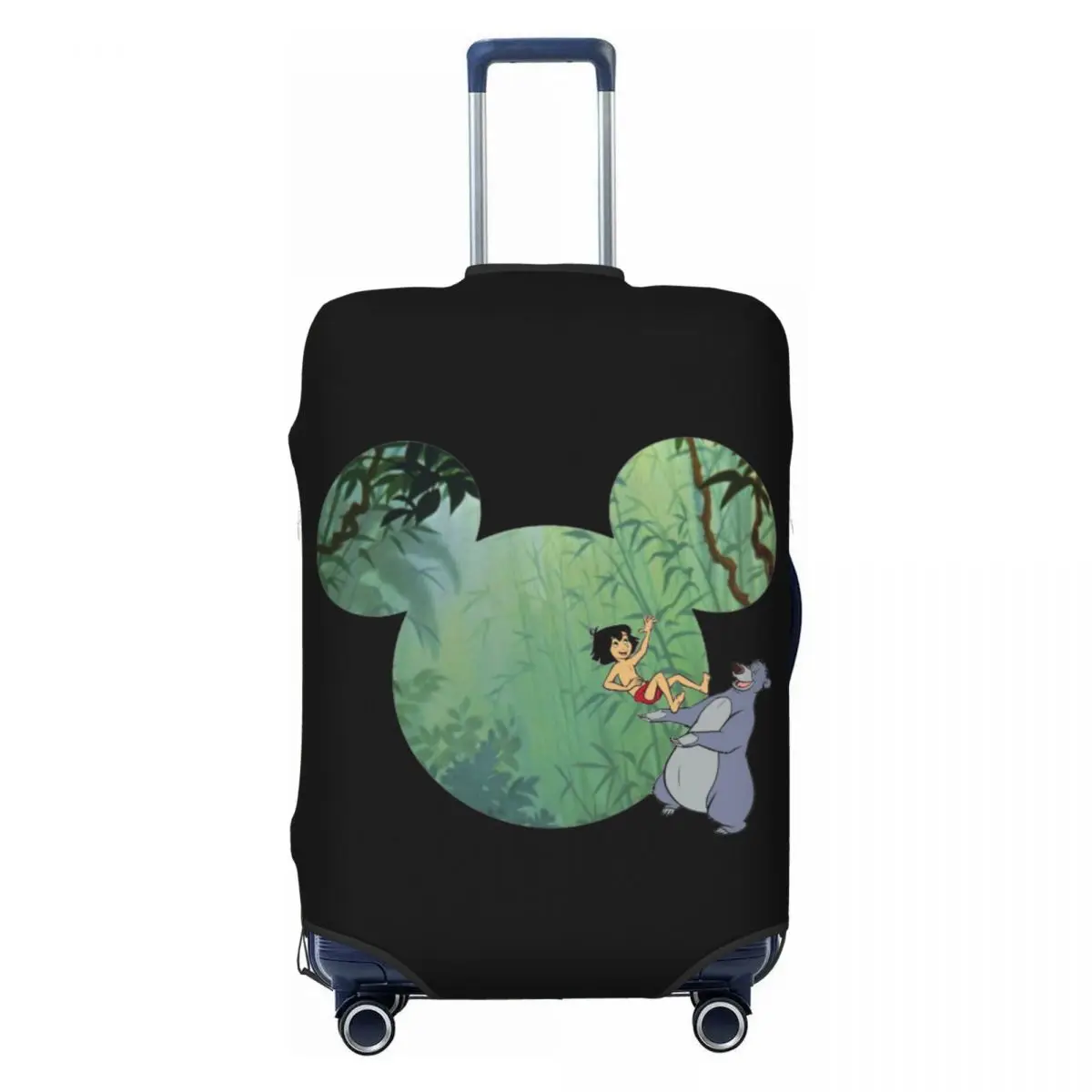 

Custom The Jungle Book Baloo Suitcase Cover Dust Proof Travel Luggage Covers for 18-32 inch