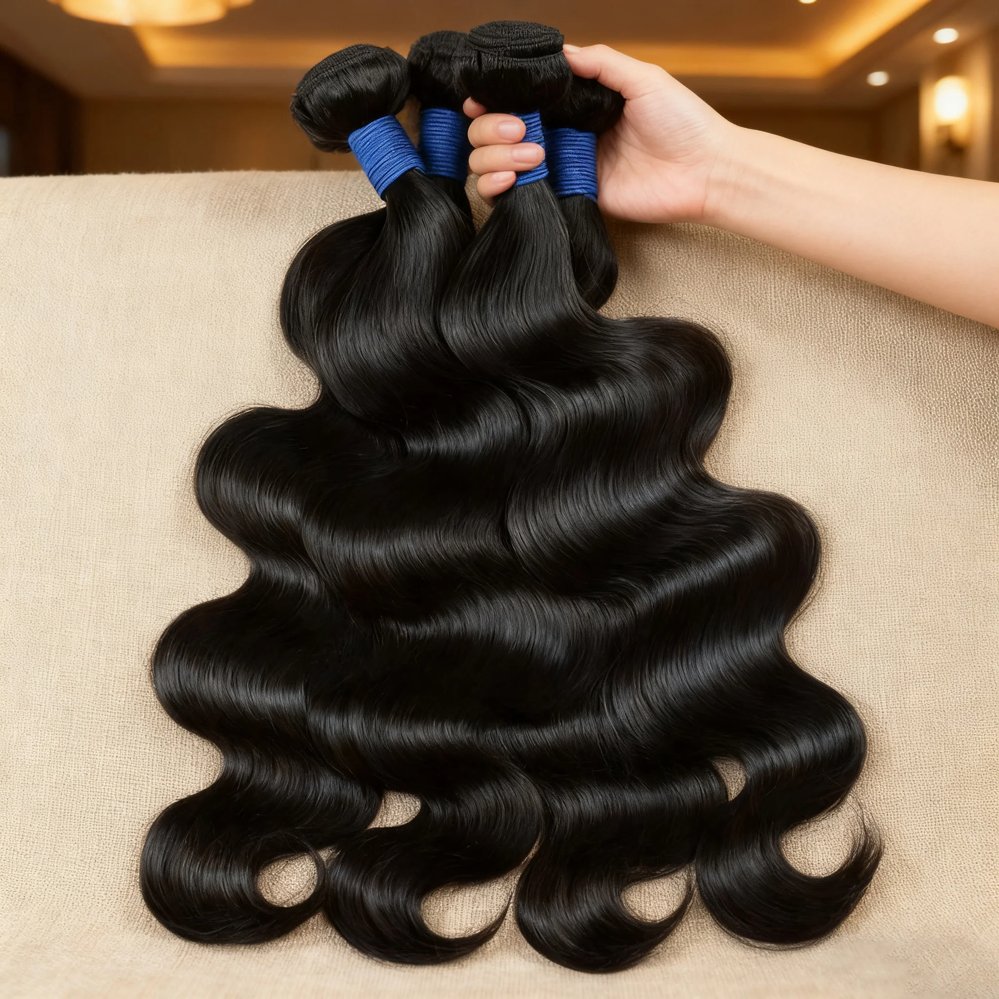 

12A Высокое качество объемные волны пучки человеческих волос вьющиеся перуанские необработанные натуральные черные наращивания Remy Raw двойной уток пучок