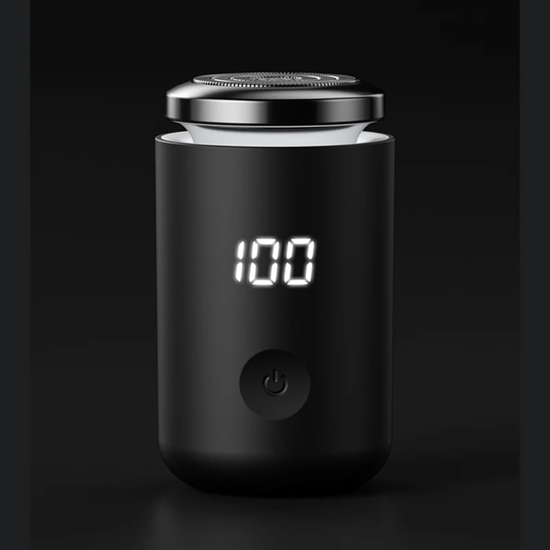Mini Electric Shaver Led Digital Display Men Rechargeable Type-c Charging Car Portable Shaver Men Women Home Razor