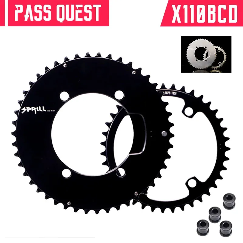 

PASS QUEST X110BCD 2X AXS 12s for DA9000 5800 6800 Sprocket AERO Road bike Gravel bike Chainwheel Bicycle Accessorie