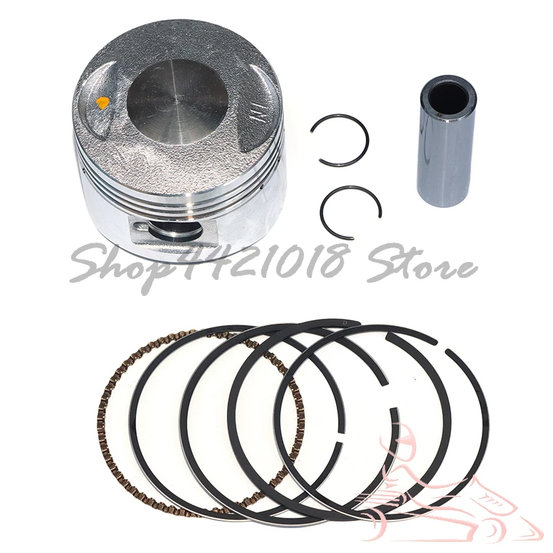 Motorcycle 52mm Bore steel cylinder Piston Gasket kit For LF125 125cc lifan Horizontal Engines Dirt Pit Bike Monkey  ATV