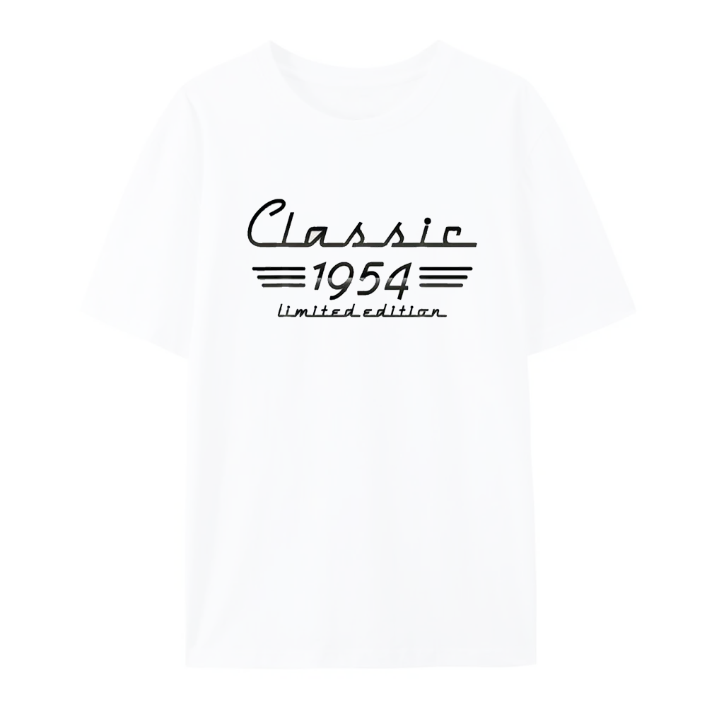 70th Birthday Shirt for Men Legends were Born in 1954 Vintage 70 Years Old T-Shirt 100% Cotton Short Sleeve Tops Tees 51306