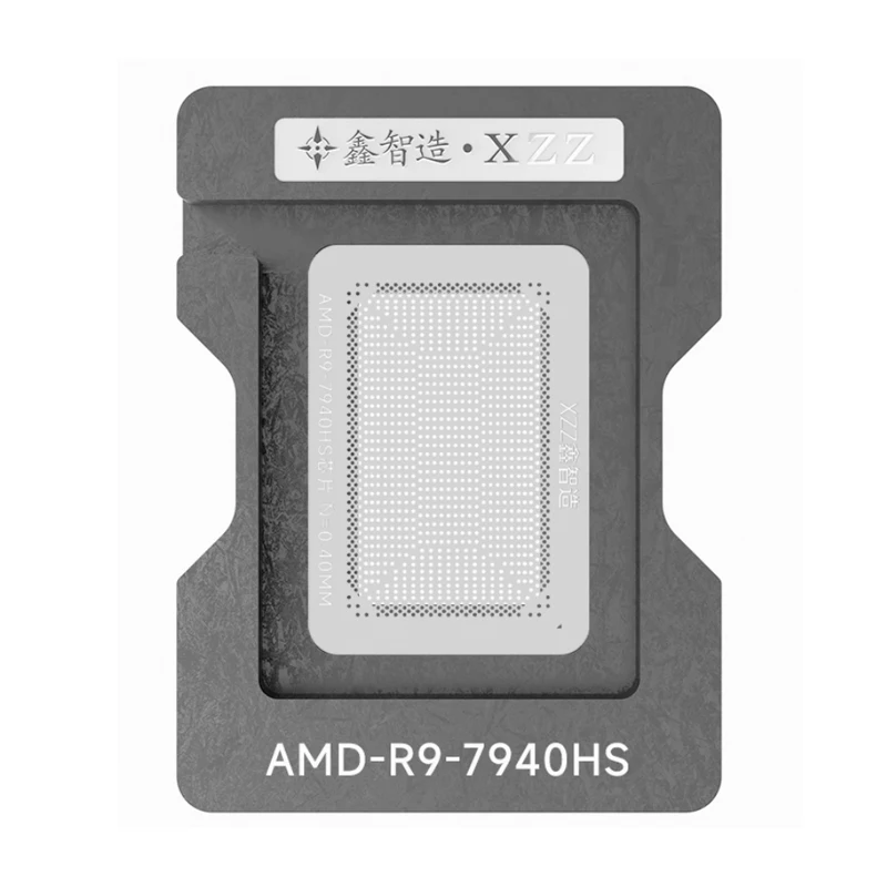 استنسل XZZ BGA لأجهزة الكمبيوتر المحمول AMD R9-7940HS RX6600XT RX6700XT RX6800XT RX7700XT SR3S0 SRLWS SRMHU SRN23 تسخين مباشر