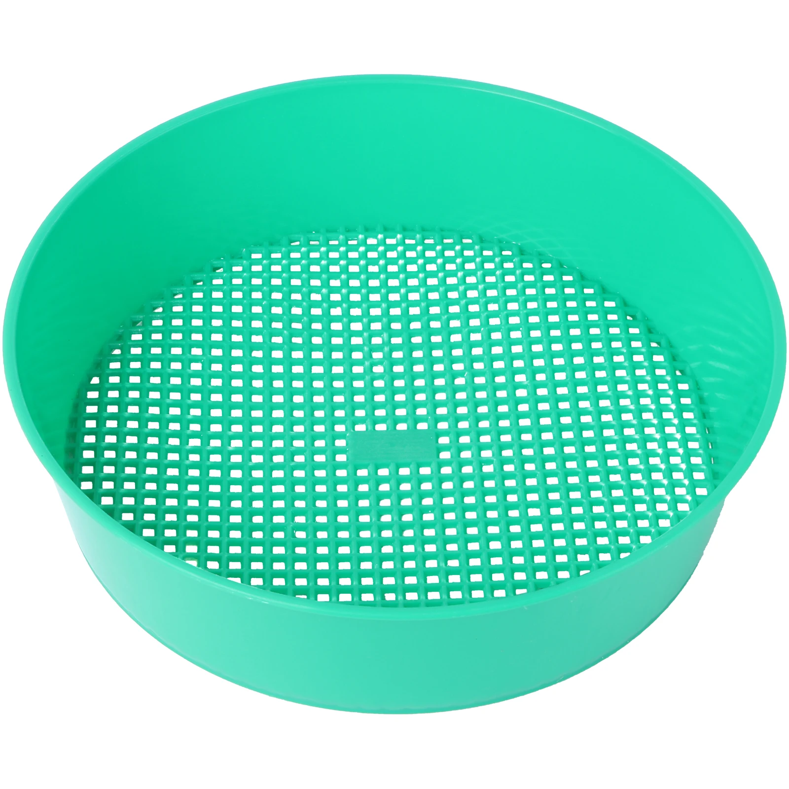 

Gardening Tool Plastic Sieve Compost Sifter Round Mesh Screen for Small Stones Strainer Balcony Mini