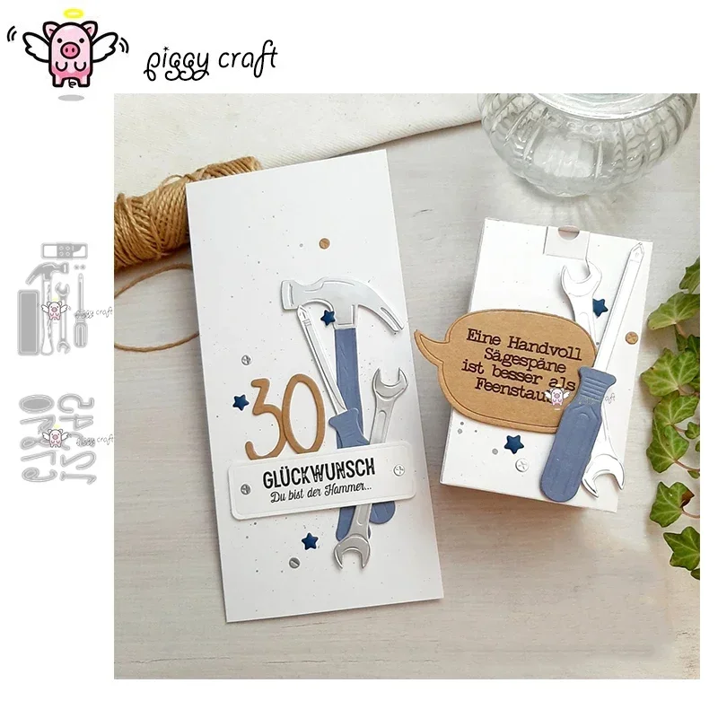 Piggy Craft metal cutting dies cut die mold Service tool series hammer Scrapbook paper craft knife mould blade punch stencils