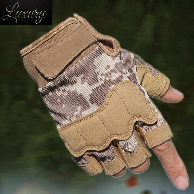 

Tactical CS Gloves Mens Military Special Forces Soldiers Navy Seals Active OPS Combat Glove Antiskid Half Finger