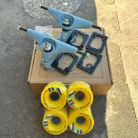 CX4 C5 Surf Skateboard Truck Skate Longboard Truck Carving Bearings and Carving Wheels Together Dis 3