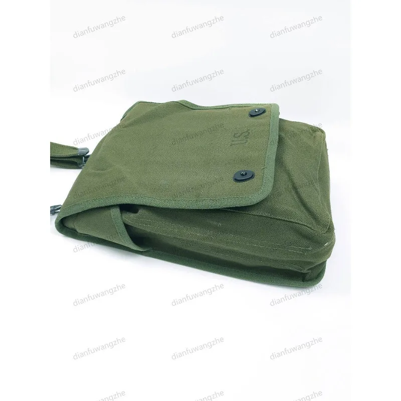 Replica WWII American Army Green Map Pouch Document Bag for Historical Reenactment Costume Display Collection Gear