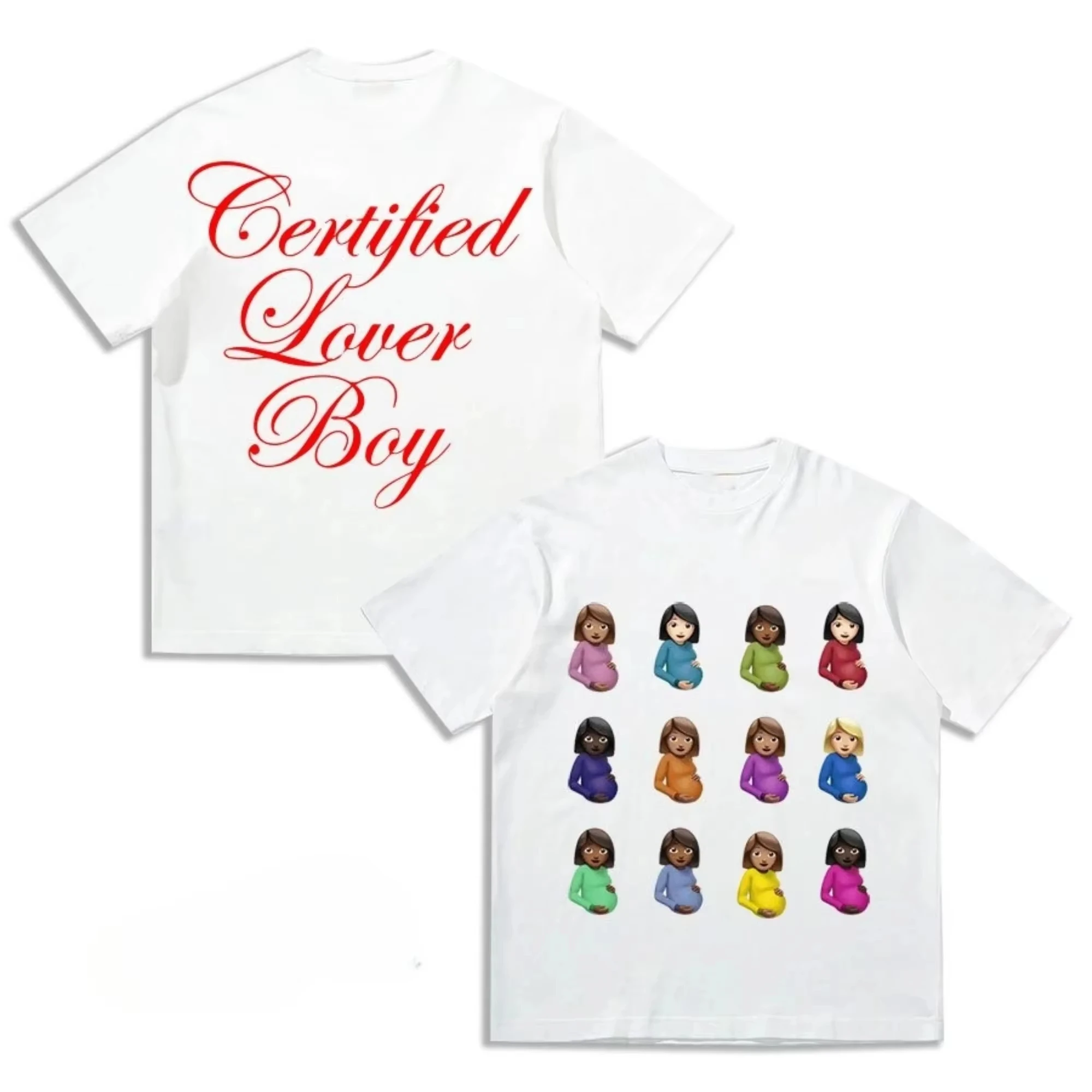 Rapper Drake Certified Lover Boy Album Print Graphic TShirt Unisex Hip Hop Women T-shirt Unisex's Cotton Oversized T-shirts