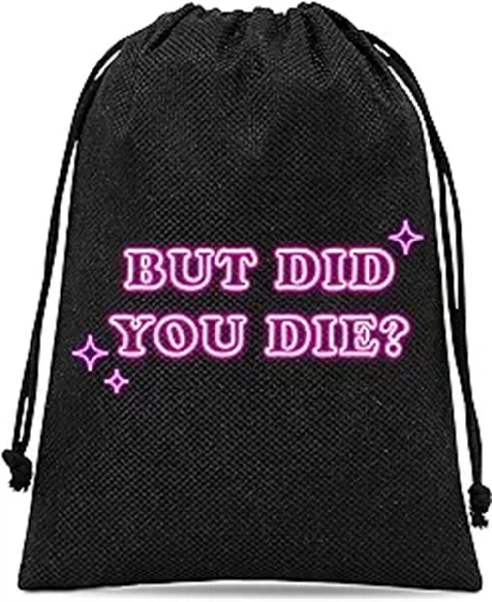 

Hangover Kit Gift Bags,Survival Recovery Kit,But Did You Die Hangover Kit,Neon Theme Cotton Gift Bags With Drawstring,Wedding/ B