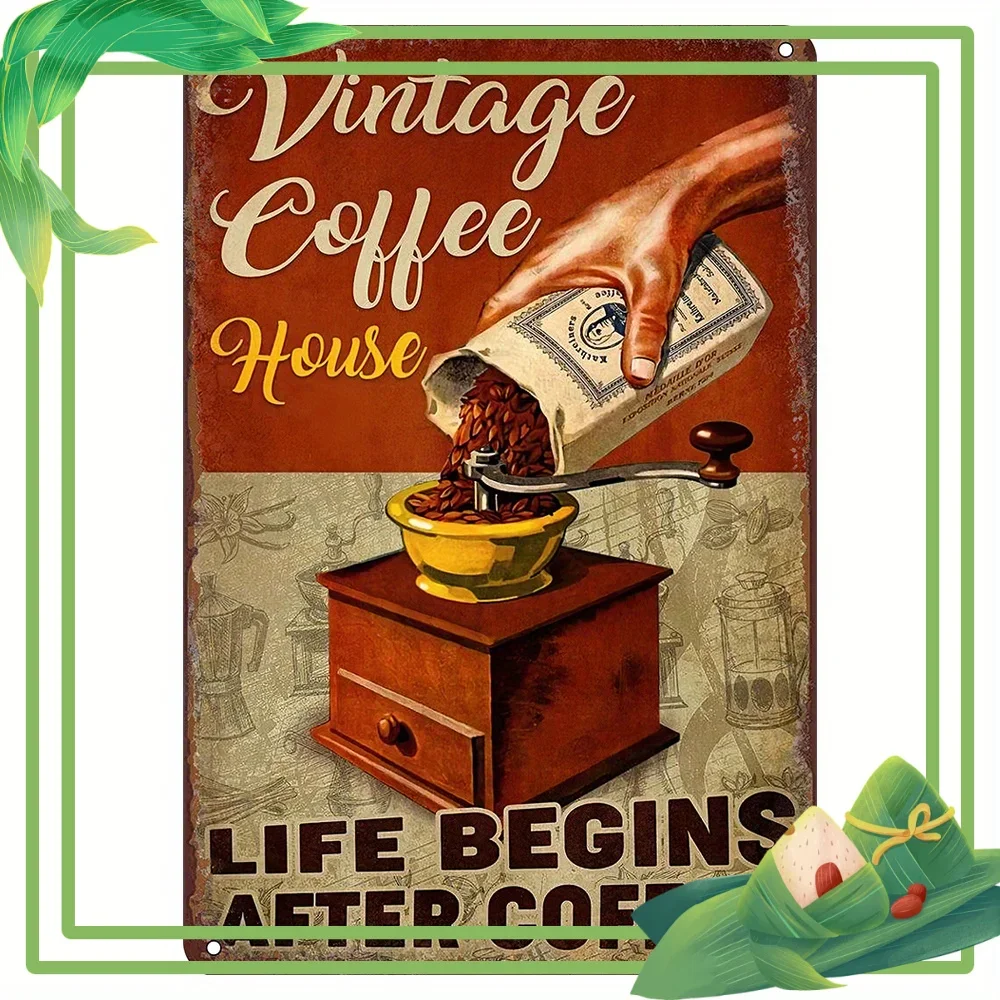 

Декор «Жизнь начинается после кофе» — винтажная металлическая жестяная вывеска | Вдохновляющие и очаровательные настенные рисунки для кофейных комнат